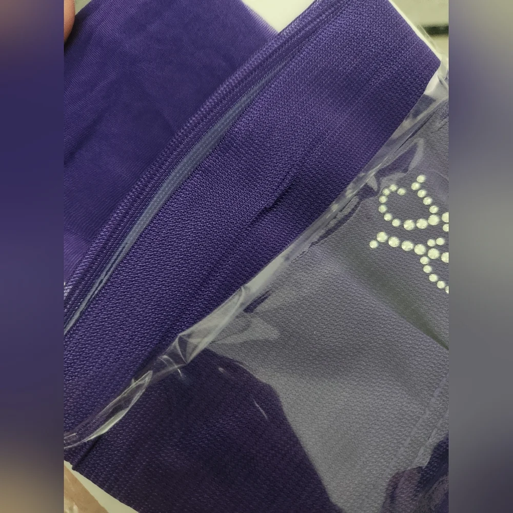 Victoria's Secret Purple Thigh Highs with‎ Logo Size S